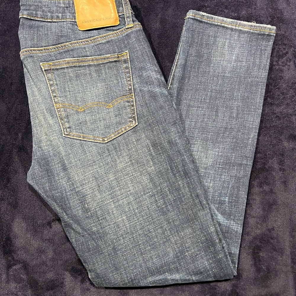 American Eagle Jeans - Blue Slim Fit Jeans - Next Level Flex